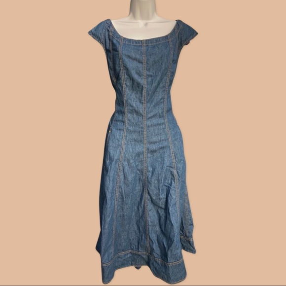 Anthropologie | Dresses | Anthropologie Pilcro The Letterpress Denim Blue Jean Dress Fit Flare Nwt | Poshmark Anthropologie | Dresses | Anthropologie Pilcro The Letterpress Denim Blue Jean Dress Fit Flare Nwt | Poshmark